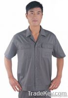 Short sleeve work wear work uniform work clothes (OL F8521)