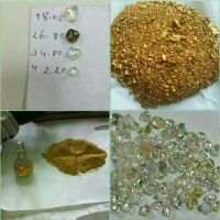 Seller of Gold Powder Bars and Diamond