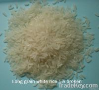 Vietnamese long grain white rice 5% broken