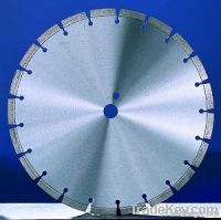 Diamond saw blade for cutting marble