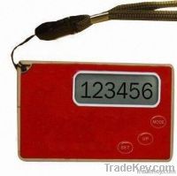 Card Pedometer with Stopwatch and 6 Digits LCD Display