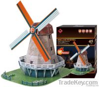3D jigsaw puzzle diy toys education toys Famous construction