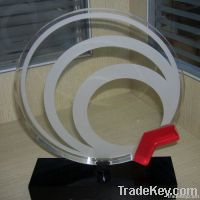 New!Clear Round Exquisite Acrylic Trophy&Awards