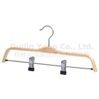 Laminated Wooden Trouser Hangers with Clips