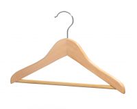Kids Wooden Hangers with bar for Pants