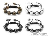 Semi-Precious Cord Bracelets
