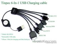 Tinpec 6-in-1 charging cable