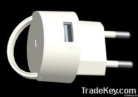 Tinpec Round USB Travel Charger 1000mA