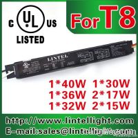 UL listed T8 fluorescent lamp light slim electronic ballast