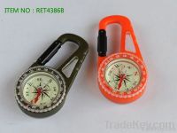 Carabiner Compass, Hook Compass, Promotion Keychain