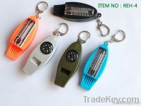 Whistle Compass, Kechain Compass, Multifunction Compass