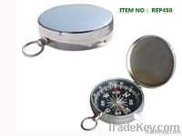 Pocket compass, brass compass, metal promotion compass