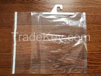 Transparent PE Film Hanger Bag for Clothes