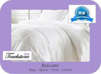 Comforter:  TWIN ~ 68in x 86in ~ 100% HUNGARIAN Goose Down ~ Elegans