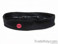 Sport headbands with silicone strip for non-slip