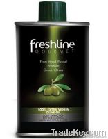 Freshline Gourmet Extra Virgin Olive Oil in Round Tinplate Cans
