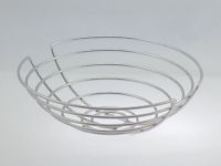 Fruit Bread Basket Iron Chrome Plated Stainless Steel