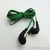 Cool flat wire earphone and headpone from factory