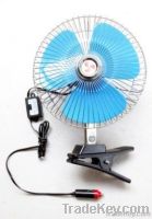 6", 8" Oscillating , metal/plastic car fan