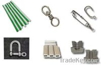 Fishing Gear: Swivel, Hook, Shackle, Brass Lock, Presser Tip