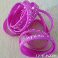 Silicone Bracelet wristband OPP Packaging promotion gift