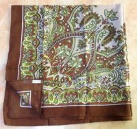 100%silk scarf