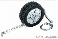 Racing Tire Key Holder/ 3' Retractable Tape Measure