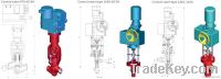 Gate valves with solenoid drive