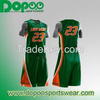 custom basketball uniform made in china