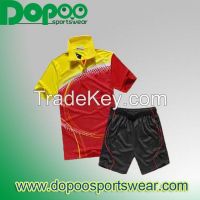 100% polyester tennis jerseys with OEM service
