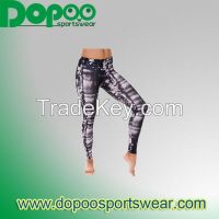 2016 fitness outdoor customized sublimated yoga wear clothing