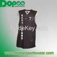 sublimation printing custom basketball jersey and short design