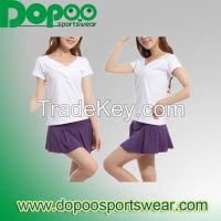 Breathable girls skirt dresses ladies gear dopoo sportswear