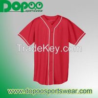custom cheap sublimation baseball shirts/shirt