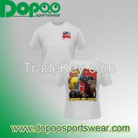 No fading anti-bacteria T shirt top clothing dopoo sportswear