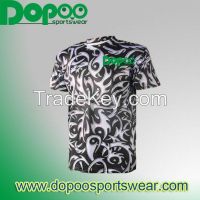 Patterned strap T shirt top tank clothing dopoo sportswear