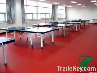 Vinly Table Tennis PVC sports Floor In Red Color