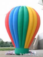 Inflatable ground balloon for advertising