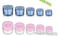 Cosmetic Packaging Flower Acrylic Cream Jar