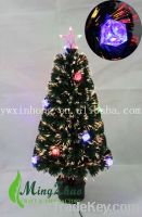 Fiber optic christmas tree