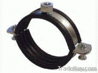 Pipe clamp with nut connection