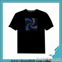 led t-shirt, el t-shirt(factory direct)