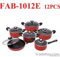 12pcs Aluminum Non-Stick Cookware Set