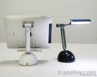 iPad stand with LED rechargeable lamp