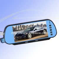 7inch Rearview Mirror with Bluetooth, USB&SD and MP5 Function