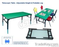 Telescopic table:adjustable height