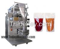 Standup pouch packing machinery