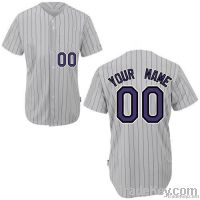 Rockies Away Any Name Any # Custom Personalized Baseball Jersey