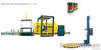 Pallet stretch  film wrapper winding machinery for empty tin cans