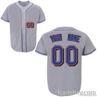 Mets Away Any Name Any # Custom Baseball Jersey Uniforms